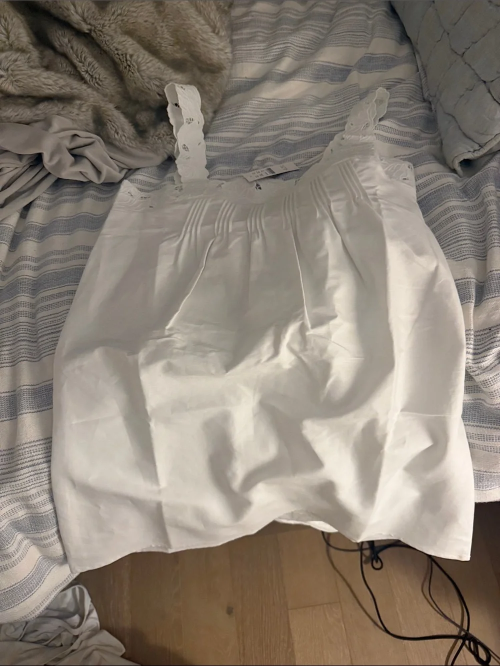 Ondine Mini Dress In double cotton popline